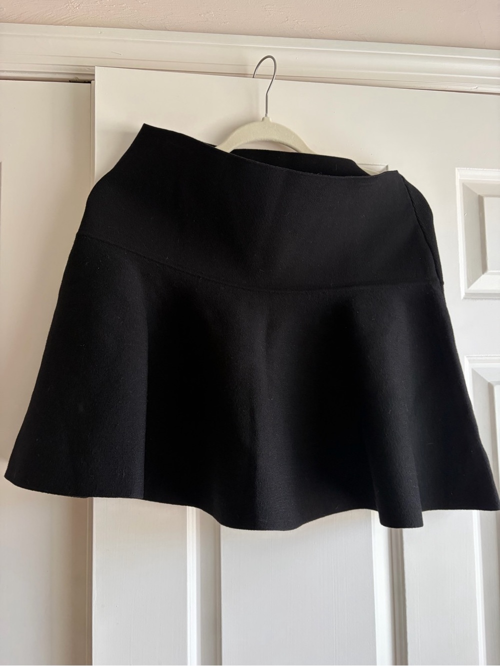 Steve Madden Black Circle Skirt with Flared Hem